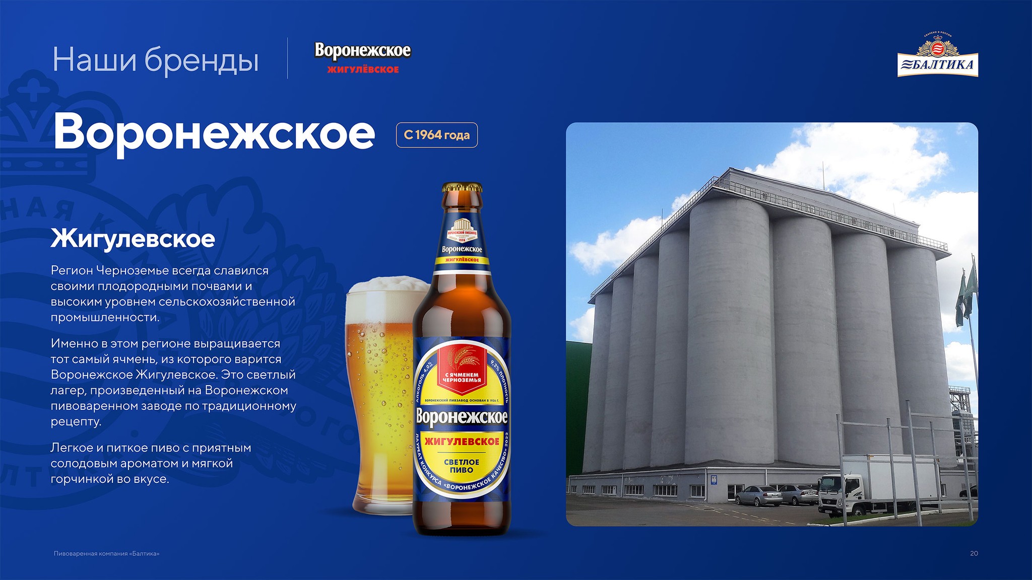 Презентация пивоваренной компании Балтика