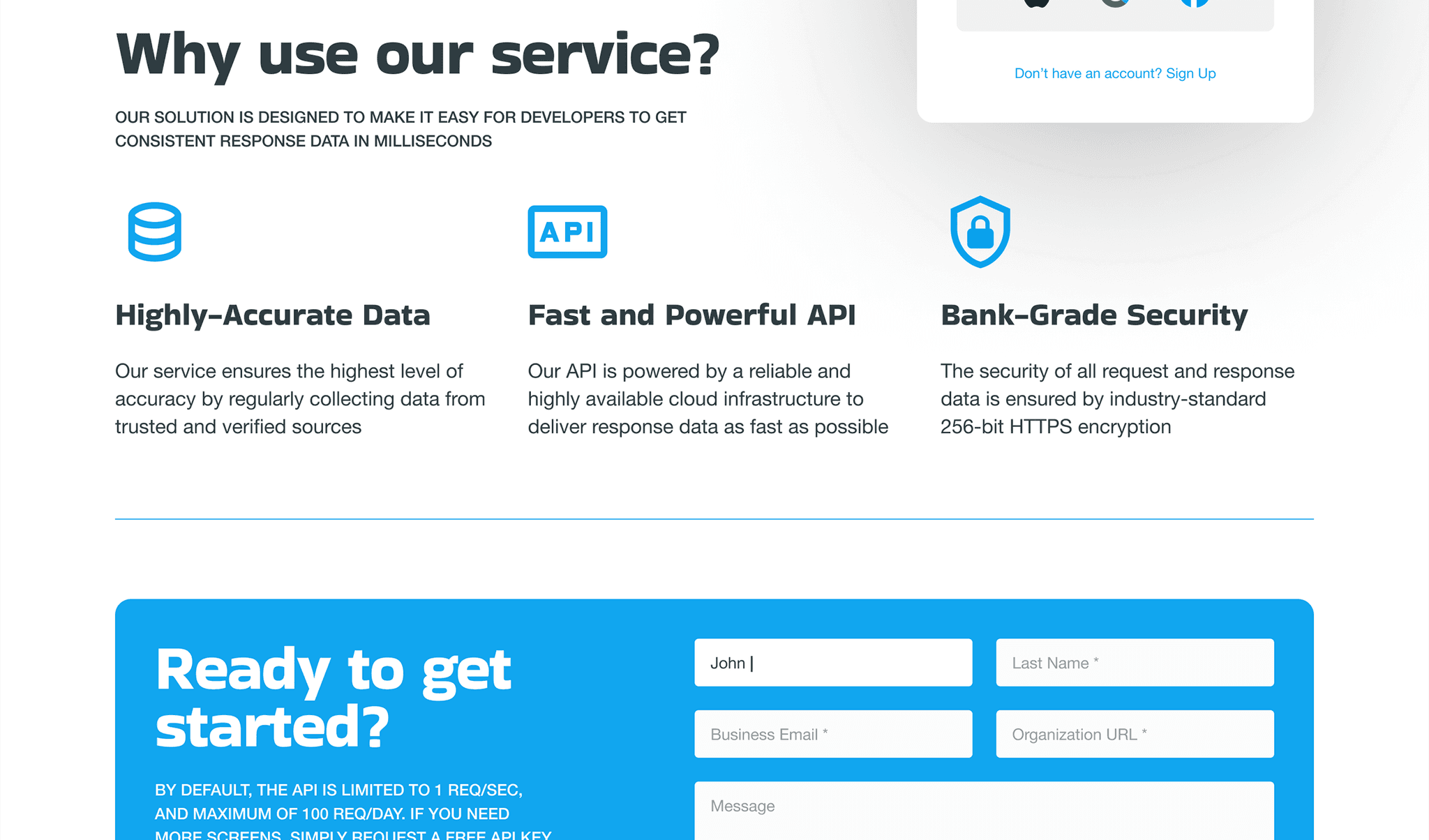 Дизайн лендинга блокчейн-аналитики